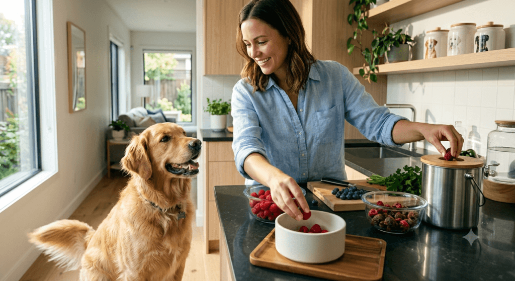 Feeding raspberries safely to dogs