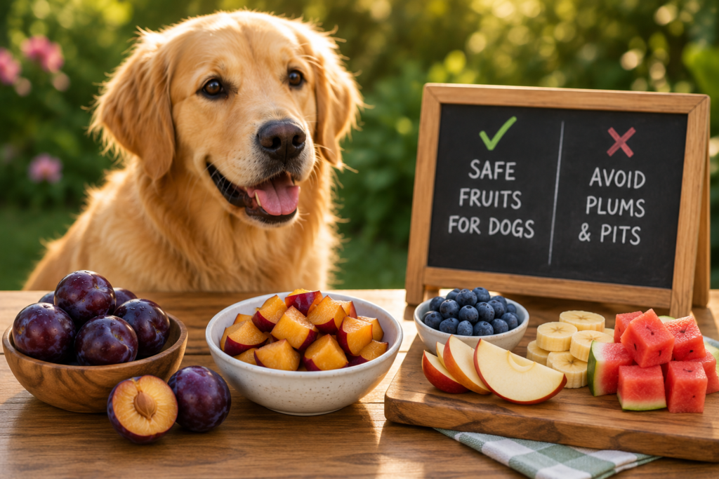 Prevent plum accidents around dogs
