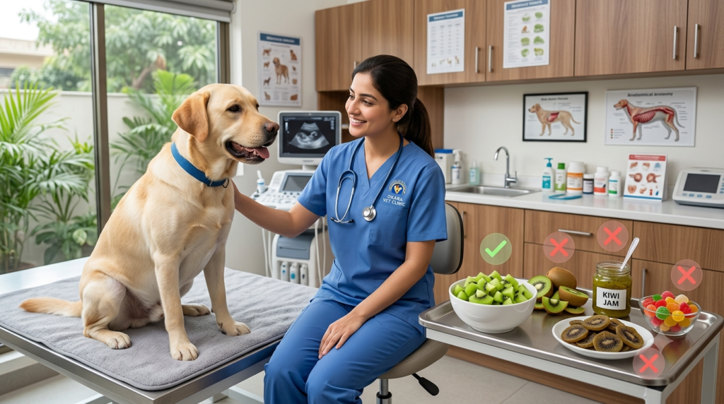 Safe and unsafe kiwi foods for dogs