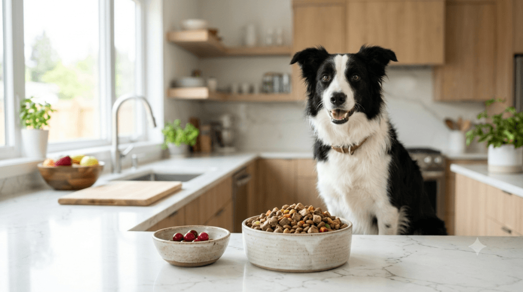 Balanced diet with cranberries