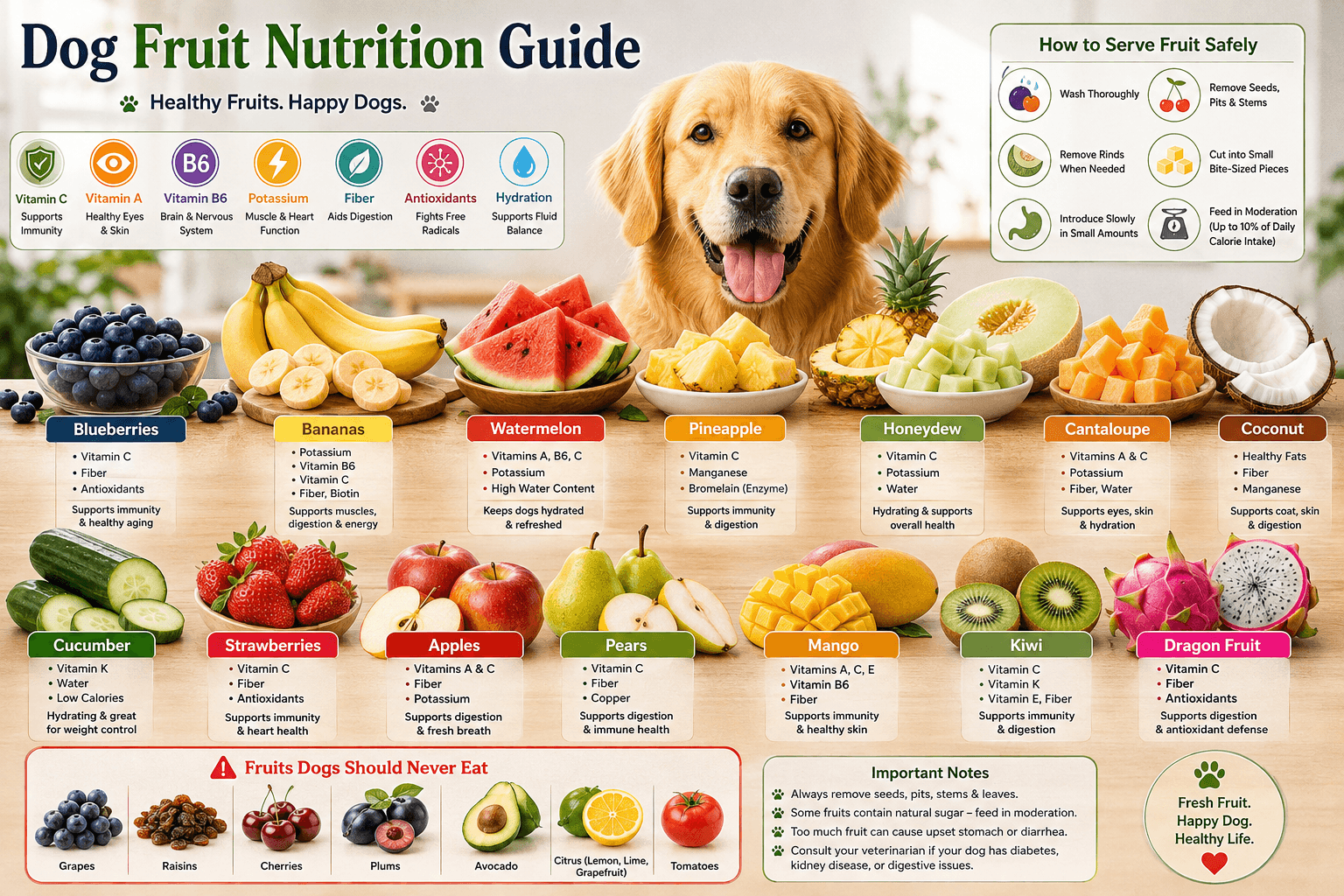 Can Dogs Eat Fruit? Safe & Unsafe Fruits Guide (2026)