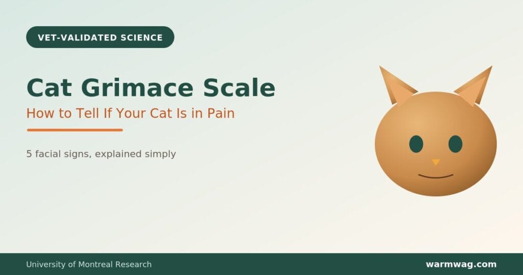 Cat Grimace Scale — how to tell if your cat is in pain