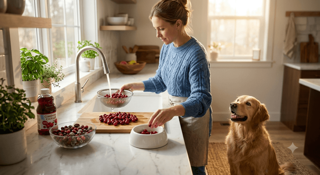 Feeding cranberries safely to dogs