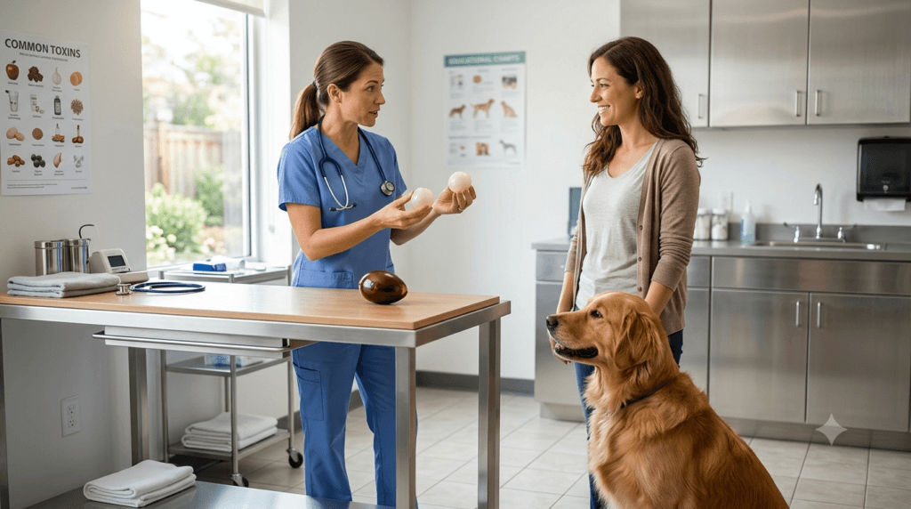 Veterinarian warning about lychee seeds for dogs