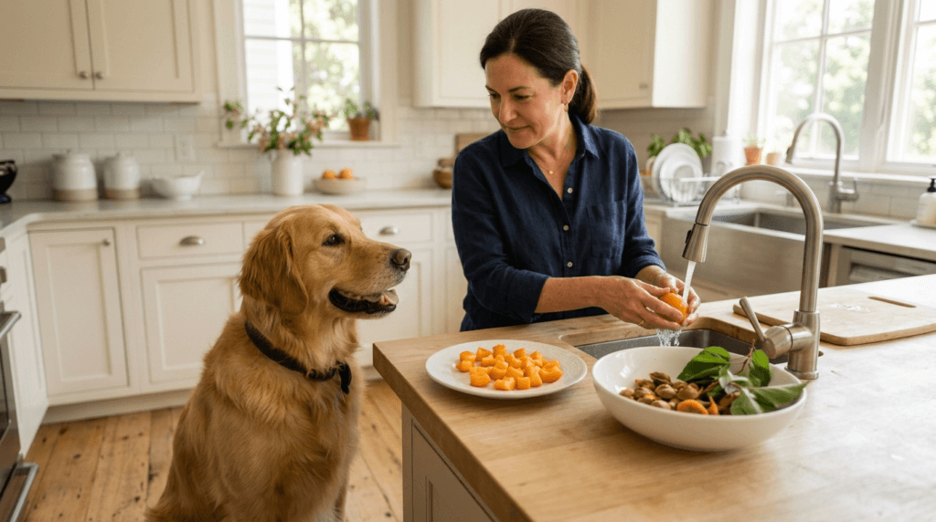 Preparing apricots safely for dogs