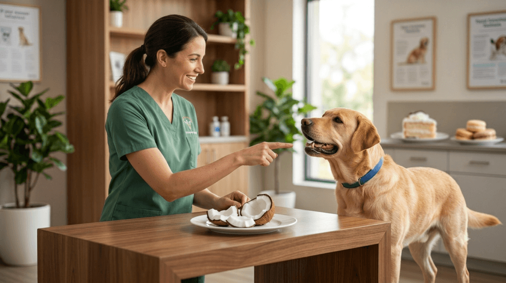 Veterinarian advice about coconut for dogs